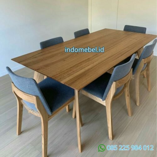 Meja Kursi Makan Minimalis Kayu Ranna Indomebel Id