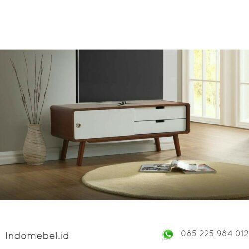 Meja Tv Retro Mini Jati Indomebel Id