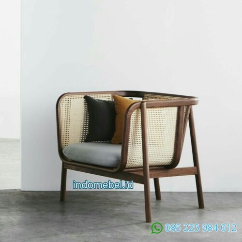 Sofa Single Rotan Jati Indomebel Id